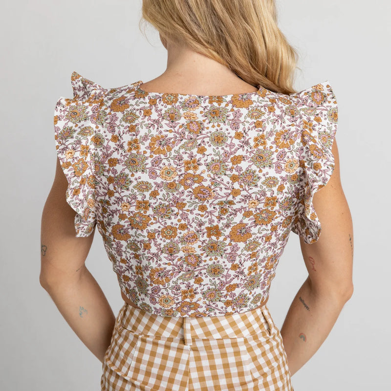 Miss Jane - Boho Cotton Crop Top