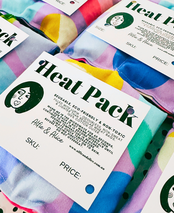 Alfie & Alice - Heat Pack Rectangle - Assorted Prints