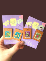Charleebee - Small Stamp Earrings - Assorted Styles