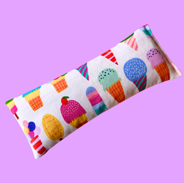 Alfie & Alice - Eye Pillow - Ice Cream Print