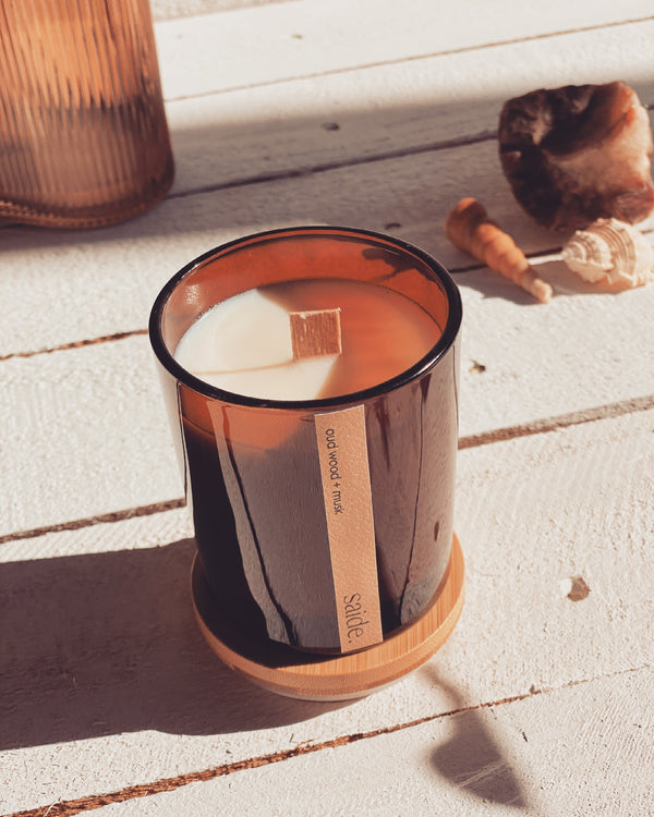 Saide - Small Amber Wood Wick
