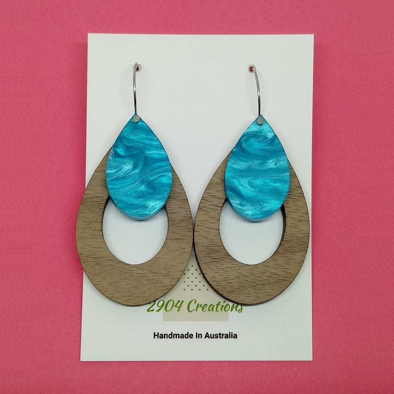 Daylight Designers/2904 - WALNUT STACKED SKY RIPPLE DROP