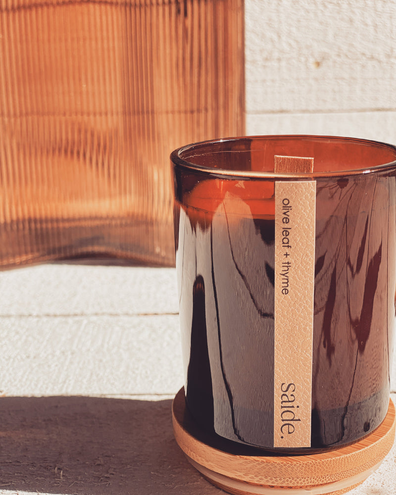 Saide - Small Amber Wood Wick