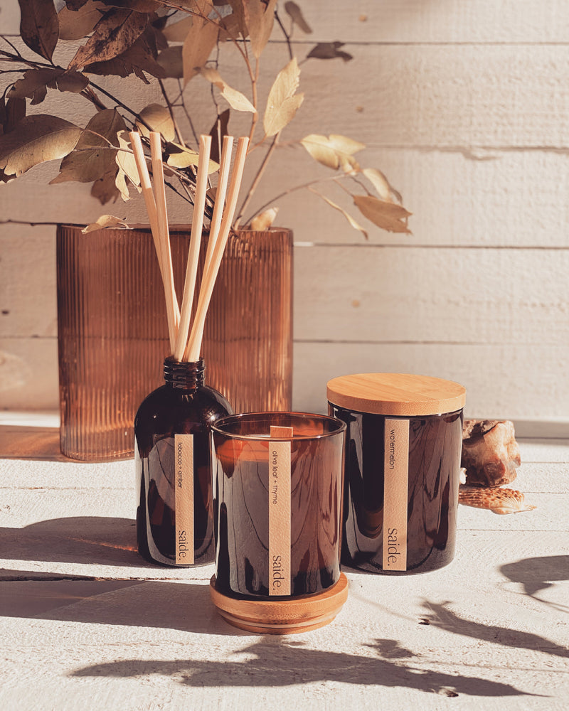 Saide - Small Amber Wood Wick