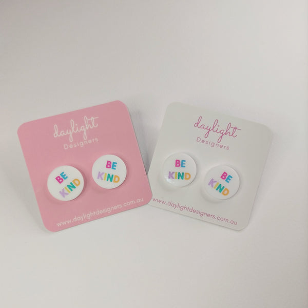 BE KIND PASTEL STUDS