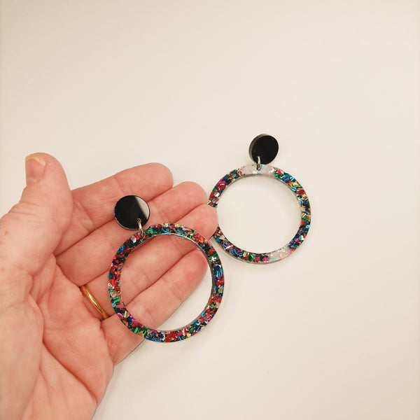 Daylight Designers/2904 - MEGA HOOPS - 4 COLOURS AVAILABLE
