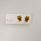 REINDEER STUD LARGE - 3 COLOURS AVAILABLE