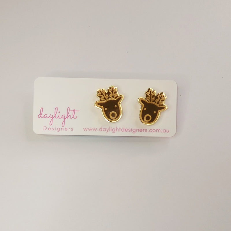 Daylight Designers/2904 - REINDEER STUD LARGE - 3 COLOURS AVAILABLE