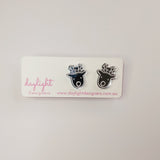 Daylight Designers/2904 - REINDEER STUD LARGE - 3 COLOURS AVAILABLE