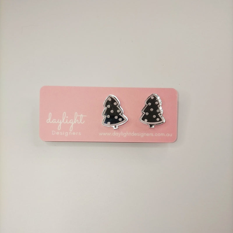 CHRISTMAS TREE STUD LARGE - 3 COLOURS AVAILABLE