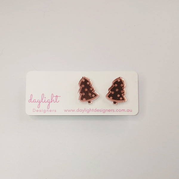 CHRISTMAS TREE STUD LARGE - 3 COLOURS AVAILABLE