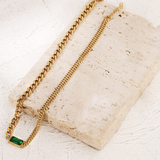 Odeya Collective - Clementine Necklace, 18k gold plated SS hypoallergenic 38cm length 5cm ext