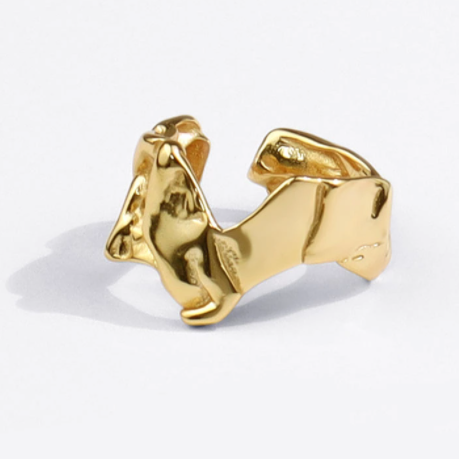 Clementine Ring, 18k gold plated SS hypoallergenic