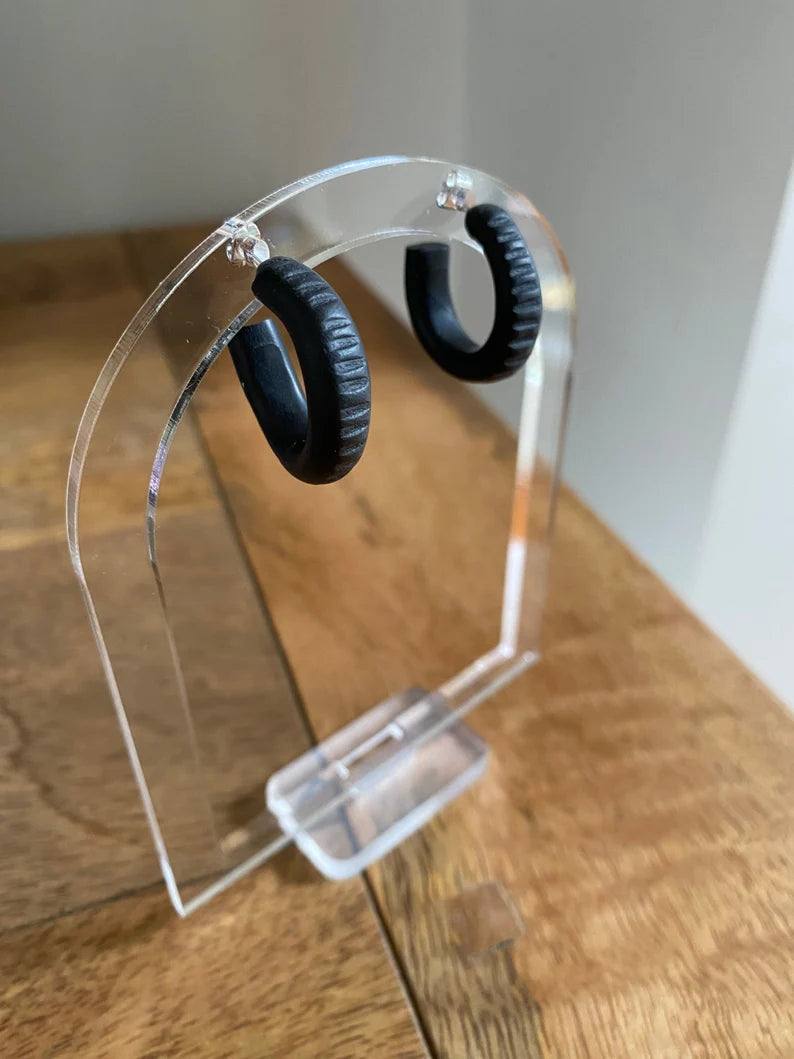Esther Lian Jewellery- Chunky C Hoops