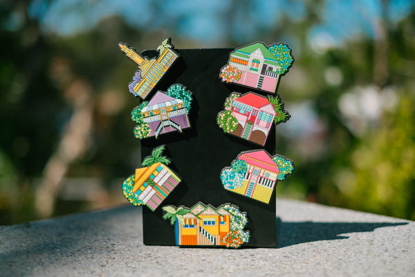 Debra Hood - Queenslander Fridge Magnet